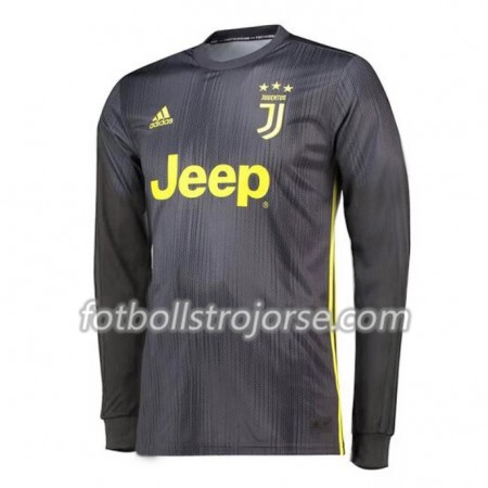 Juventus Matchtröjor Tredje Fotbollströja 2018-2019 Långärmad Juventus Matchtröjor Tredje Fotbollströja 2018-2019 Långärmad
